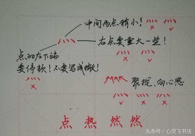 干货！收藏练字秘籍：精选50个最难写偏旁部首图解、技法、正误对照 书画知识 第50张