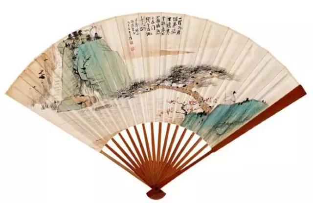 张大千最全扇面150幅，美极了 书画知识 第16张