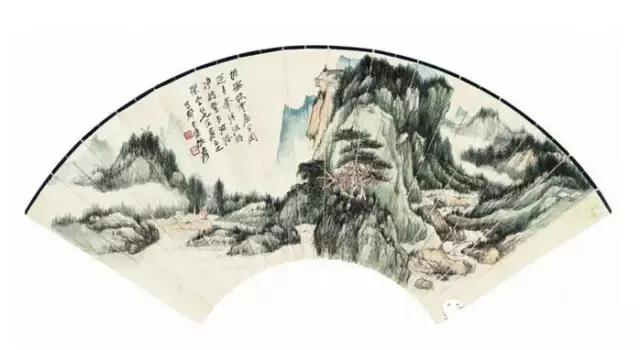 张大千最全扇面150幅，美极了 书画知识 第2张