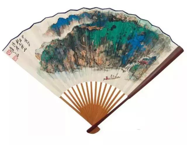 张大千最全扇面150幅，美极了 书画知识 第57张