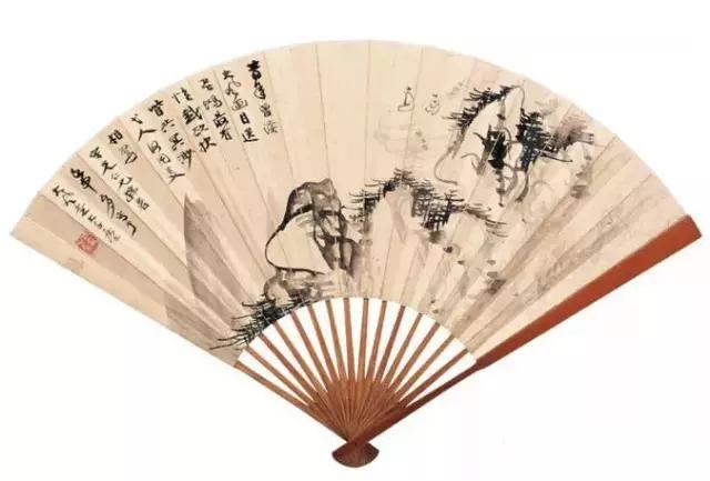 张大千最全扇面150幅，美极了 书画知识 第36张