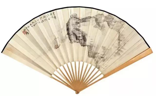 张大千最全扇面150幅，美极了 书画知识 第40张