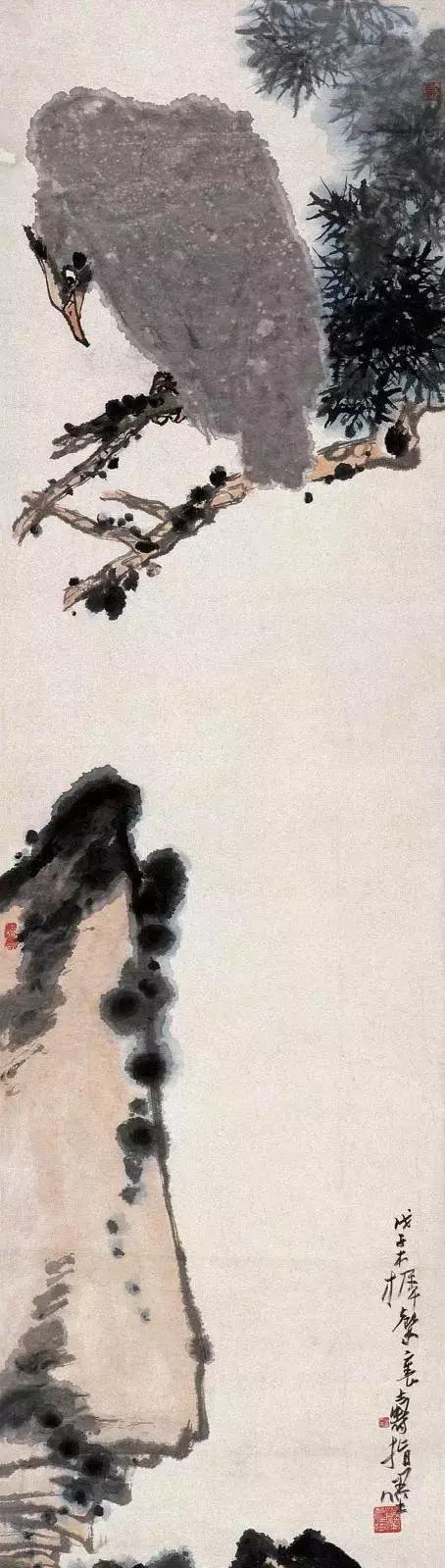 潘天寿花鸟真迹欣赏，大师就是不一样！ 书画知识 第10张