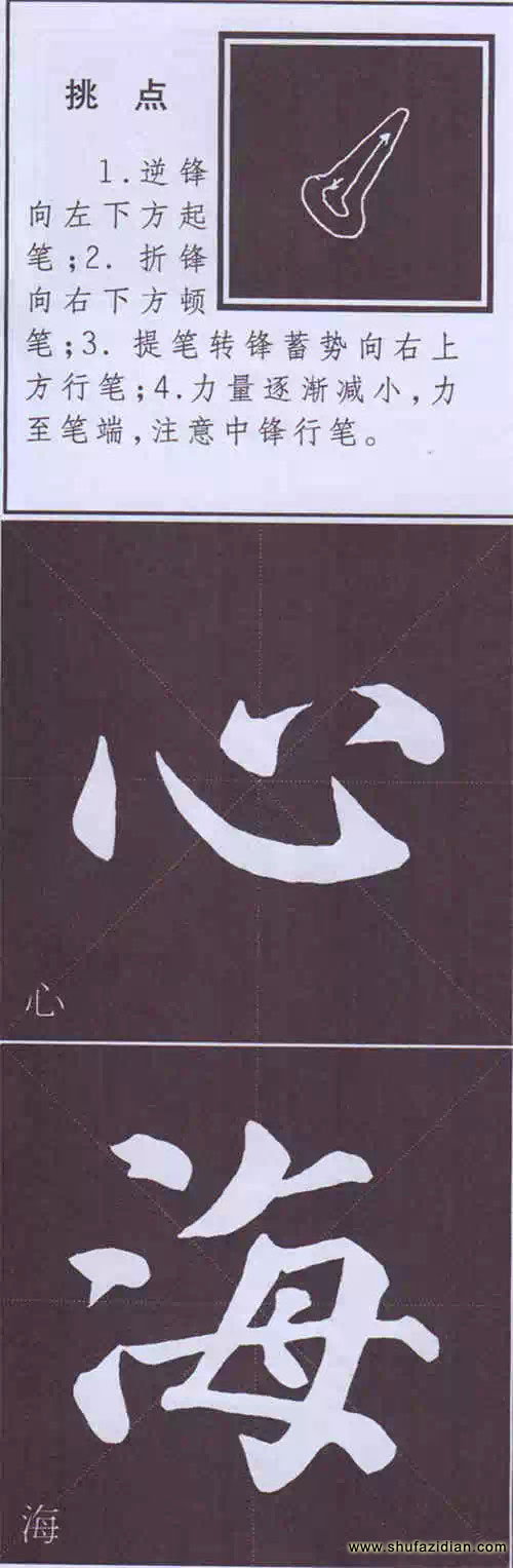 颜真卿《多宝塔碑》边旁部首书写教程 书画知识 第31张-墨韵书香 颜真卿《多宝塔碑》边旁部首书写教程 书画知识 第31张