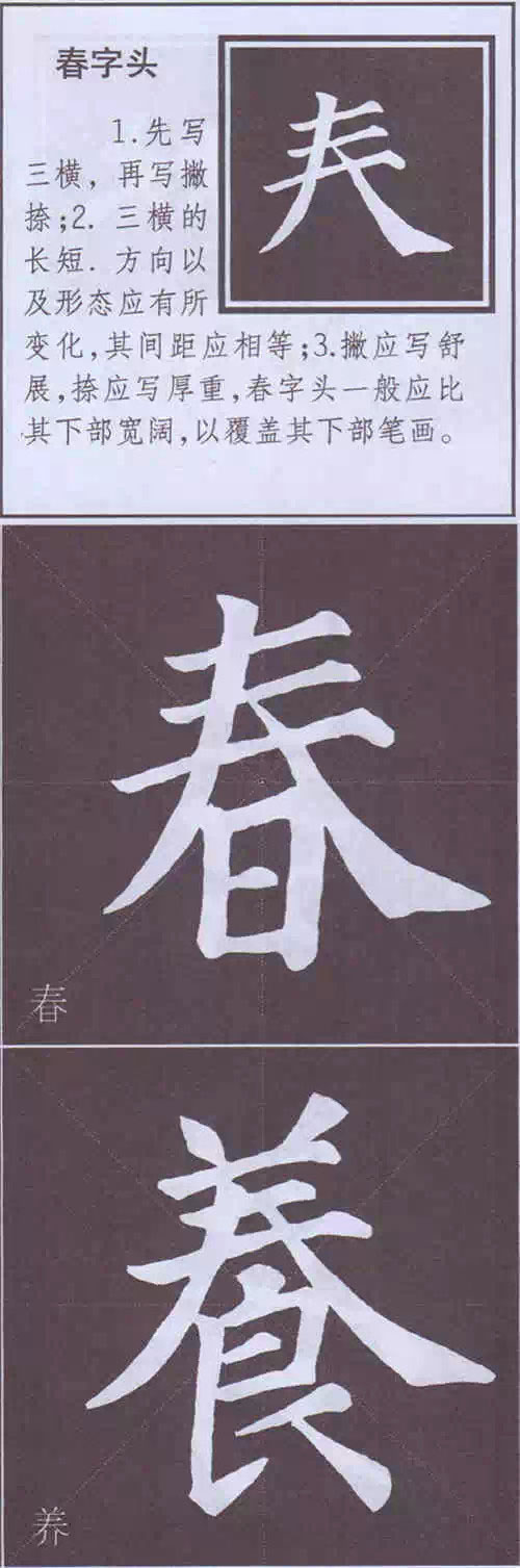 颜真卿《多宝塔碑》边旁部首书写教程 书画知识 第70张-墨韵书香 颜真卿《多宝塔碑》边旁部首书写教程 书画知识 第70张