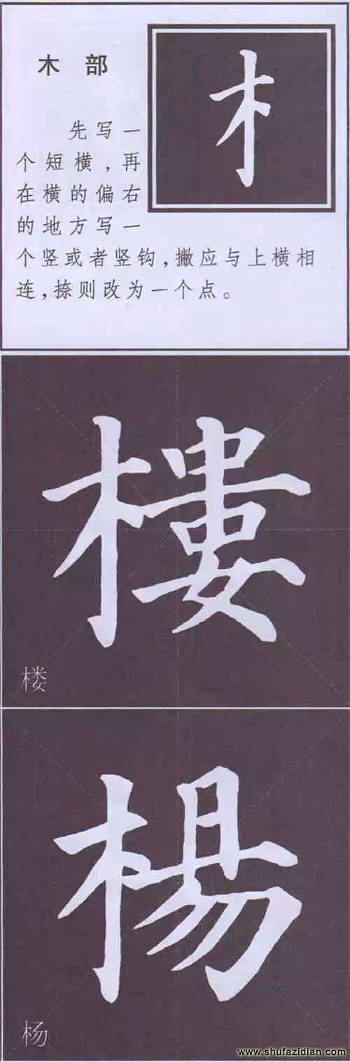 颜真卿《多宝塔碑》边旁部首书写教程 书画知识 第44张-墨韵书香 颜真卿《多宝塔碑》边旁部首书写教程 书画知识 第44张