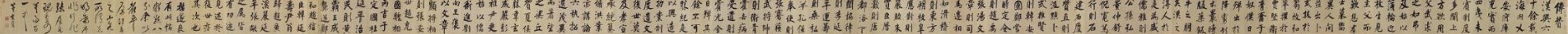 董其昌《行楷书仿颜真卿法倪宽赞传》卷 历代书法 第1张