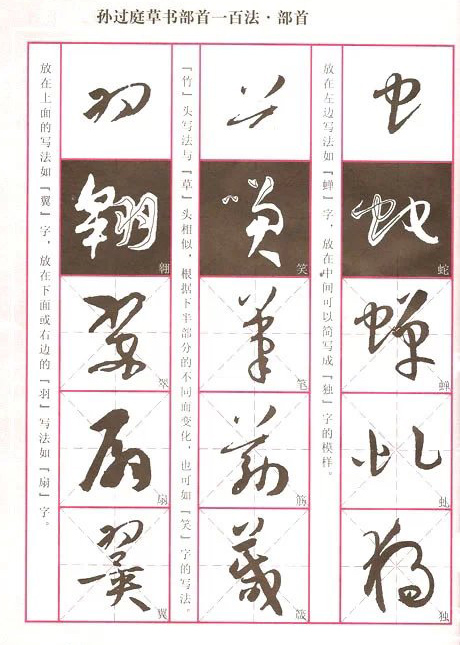 孙过庭草书100法，轻松入门，强烈推荐! 书画知识 第22张