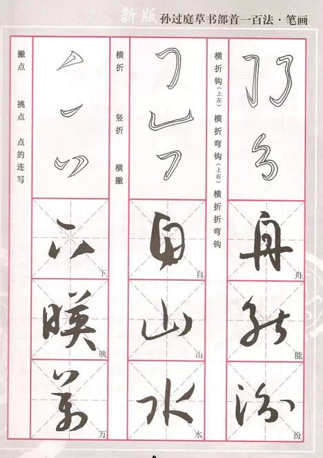 孙过庭草书100法，轻松入门，强烈推荐! 书画知识 第4张