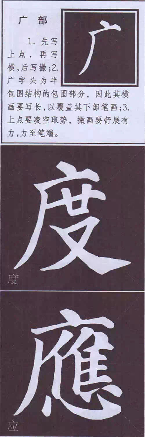 颜真卿《多宝塔碑》边旁部首书写教程 书画知识 第73张-墨韵书香 颜真卿《多宝塔碑》边旁部首书写教程 书画知识 第73张