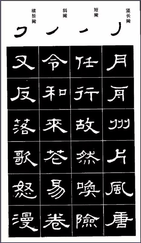 非常难得的隶书笔画书法教程 书画知识 第4张
