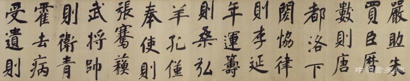 董其昌《行楷书仿颜真卿法倪宽赞传》卷 历代书法 第6张