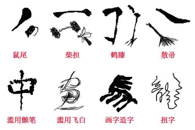 书法常见败笔十六种 书画知识 第1张-墨韵书香 书法常见败笔十六种 书画知识 第1张