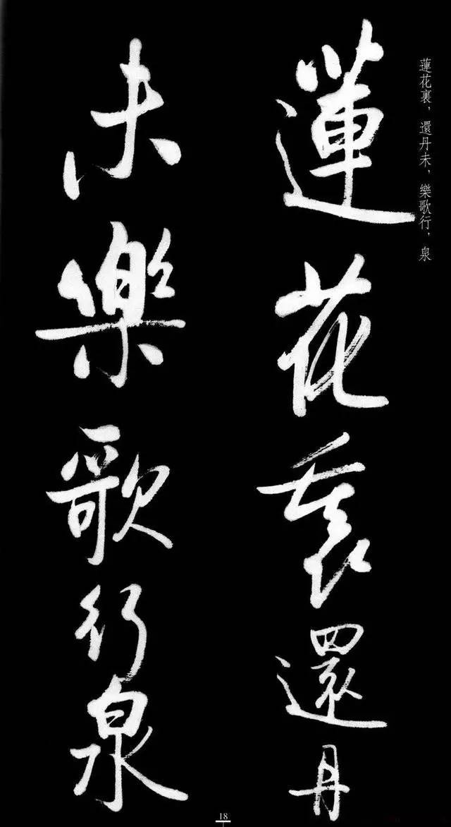 漂亮！启功临八大山人《荷上花》. 书画知识 第17张