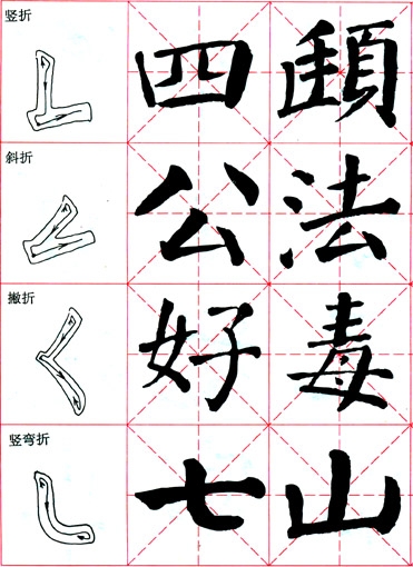 颜真卿《颜勤礼碑》技法解析 书画知识 第11张