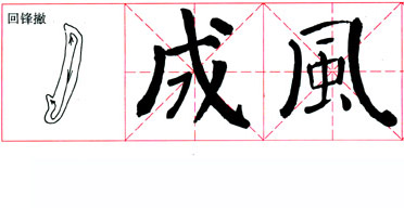 颜真卿《颜勤礼碑》技法解析 书画知识 第7张