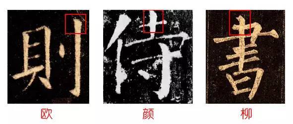 从技术上秒辨欧颜柳三大唐楷 书画知识 第8张